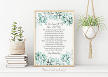 Load image into Gallery viewer, Do Not Stand At My Grave And Weep Memorial Poem By Mary Elizabeth Frye - Funeral, Grief and Bereavement Poem