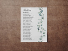 Load image into Gallery viewer, The Dash Poetry Print - Poem By Linda Ellis - Live Your Dash - Funeral Reading