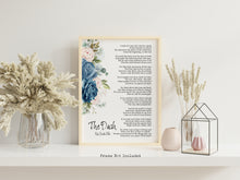 Load image into Gallery viewer, The Dash Poetry Print - Poem By Linda Ellis - Live Your Dash - Funeral Reading - Physical Print Without Frame