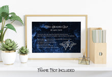 Load image into Gallery viewer, Two Headed Calf by Laura Gilpin - Illustrated Poem Print - There are twice as many stars as usual - Physical Poster Print Without Frame