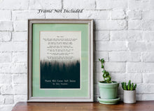 Load image into Gallery viewer, There Will Come Soft Rains Poetry Print - Sara Teasdale Poem Wall Art - Physical Print Without Frame