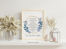Load image into Gallery viewer, Personalized Wedding Gift Union By Robert Fulghum - Wedding poem wall art - Love Poem - Full Poem - Physical Art Print Without Frame