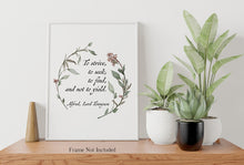 Load image into Gallery viewer, To strive, to seek, to find, and not to yield Alfred Lord Tennyson Quote Poster Print - Inspirational Wall Art