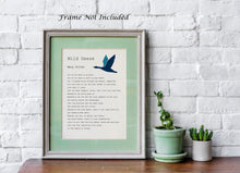 Load image into Gallery viewer, Wild Geese Poem Poster Print - Mary Oliver Poem