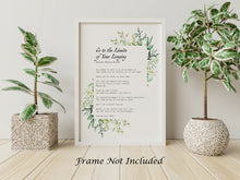 Load image into Gallery viewer, Go to the limits of your longing - Rainer Maria Rilke - Let everything happen to you... No feeling is final Poem Art Print