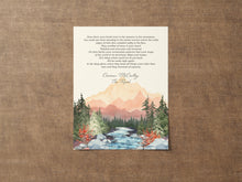 Load image into Gallery viewer, The Road Cormac McCarthy - Once there were brook trout in the streams in the mountains - Physical Print Without Frame