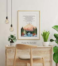 Load image into Gallery viewer, The Road Cormac McCarthy - Once there were brook trout in the streams in the mountains - Physical Print Without Frame