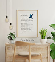 Load image into Gallery viewer, Wild Geese Poem Poster Print - Mary Oliver Poem