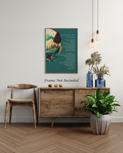 Load image into Gallery viewer, Langston Hughes Poem Print - In Time of Silver Rain The Earth Puts Forth New Life Again - Physical Print Without Frame