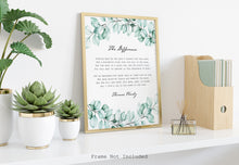 Load image into Gallery viewer, The Difference Poem By Thomas Hardy - Physical Print Without Frame