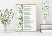 Load image into Gallery viewer, Desiderata Poetry print - Poem By Max Ehrmann - Physical Print Without Frame