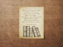 Load image into Gallery viewer, There is no Frigate like a Book - Emily Dickinson Poem Print - Physical Print Without Frame