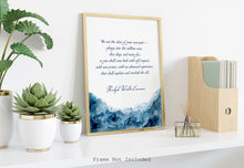 Load image into Gallery viewer, Be not the slave of your own past - Ralph Waldo Emerson Quote - Physical Print Without Frame - Inspirational Wall Art - Motivational Poster