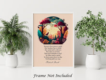 Load image into Gallery viewer, Nothing Gold Can Stay - Robert Frost Poem Print - Nature's first green is gold. Poetry Poster - Physical Print Without Frame