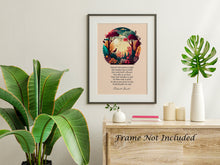 Load image into Gallery viewer, Nothing Gold Can Stay - Robert Frost Poem Print - Nature's first green is gold. Poetry Poster - Physical Print Without Frame