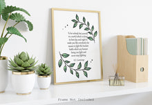 Load image into Gallery viewer, To be nobody but yourself in a world which is doing its best ... E.E. Cummings Quote - Be Yourself Quote - Physical Print Without Frame