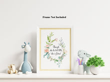 Load image into Gallery viewer, Shakespeare Quote - Though she be but little, she is fierce! - A Midsummer Night's Dream - Physical Art Print Without Frame