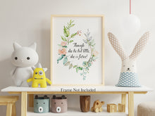 Load image into Gallery viewer, Shakespeare Quote - Though she be but little, she is fierce! - A Midsummer Night's Dream - Physical Art Print Without Frame