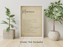 Load image into Gallery viewer, Memorare Prayer Print - Remember prayer - Framed Prayer Print - Catholic Prayer - Christian wall art - Framed and unframed versions