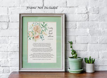 Load image into Gallery viewer, I carry your heart (i carry it in my heart) Art Print Home Decor E.E. Cummings poetry wall art ORIGINAL STYLE - Physical Print Without Frame