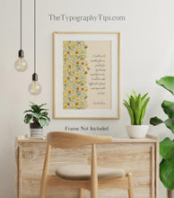 Load image into Gallery viewer, I Will Not Be Another Flower, Picked For My Beauty - Erin Van Vuren Poetry Quote - Feminist Wall Art Poster Framed Print or Unframed Print