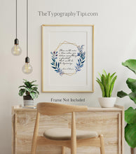 Load image into Gallery viewer, Inspirational Quote Print, Louis L'Amour, New Beginnings Quote - There will come a time when you believe everything is finished - Unframed