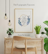 Load image into Gallery viewer, The Serenity Prayer Print Non- Religious - Reinhold Niebuhr - sobriety gift Alcoholics Anonymous twelve step recovery