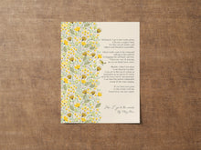 Load image into Gallery viewer, How I go to the woods Poem Poster Print - Mary Oliver Poem - Physical Print Without Frame