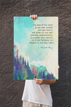 Load image into Gallery viewer, Wendell Berry Quote Print "The Care Of The Earth" - The Art of the Commonplace: The Agrarian Essays - Physical Print Without Frame