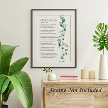 Load image into Gallery viewer, Mad Girl's Love Song - Sylvia Plath Poetry Print - Literary Wall Art - Poem Wall Art - Framed and Unframed Prints