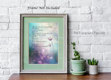 Load image into Gallery viewer, Alice In Wonderland Quote Print Cheshire Cat Quote - We're All Mad Here - Alice's Adventures in Wonderland - Physical Print Without Frame