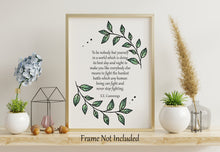 Load image into Gallery viewer, To be nobody but yourself in a world which is doing its best ... E.E. Cummings Quote - Be Yourself Quote - Physical Print Without Frame