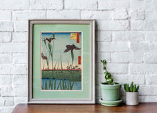 Load image into Gallery viewer, Hiroshige Print - Japanese Art - Horikiri Iris Garden - One Hundred Views of Edo