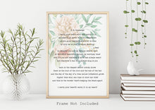 Load image into Gallery viewer, I carry your heart (I carry it in my heart) ee cummings poem poster - poetry wall art - Nursery Wall Art