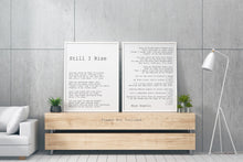 Load image into Gallery viewer, Still I Rise Maya Angelou - Set of 2 - poem Feminist Art Wall Art self respect quote Bedroom decor office decor Unframed Print UNFRAMED