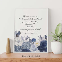 Load image into Gallery viewer, Feminist Art - Our Deepest Fear by Marianne Williamson "Who am I to be brilliant, gorgeous, talented, fabulous?" - Unframed