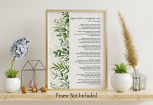 Load image into Gallery viewer, Anyone Lived in a Pretty How Town - E.E. Cummings Poem - Physical Print Without Frame