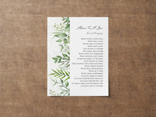 Load image into Gallery viewer, Ernest Hemingway Poem - Advice To A Son - Graduation Gift For Son