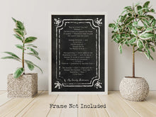 Load image into Gallery viewer, Why do I love You, Sir? Emily Dickinson Poem Poetry Wall decor - Physical Print Without Frame
