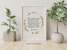 Load image into Gallery viewer, Robert Frost Poem Print - Nothing gold can stay