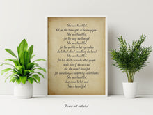 Load image into Gallery viewer, She Was Beautiful F Scott Fitzgerald Quote - Valentines Gift For Her