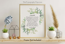 Load image into Gallery viewer, Comrades Poem by Eva Gore-Booth - Irish Poetry Poster Print Framed And Unframed Options