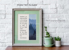 Load image into Gallery viewer, Charles Bukowski Quote Print, Quote About Perseverance and Resilience Wall Art Poster Print Framed & Unframed Options