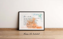 Load image into Gallery viewer, Fire and Ice by Robert Frost Poem Print, Literary Wall Art, Poetry Poster Print Framed & Unframed Options