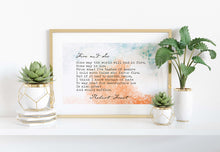 Load image into Gallery viewer, Fire and Ice by Robert Frost Poem Print, Literary Wall Art, Poetry Poster Print Framed & Unframed Options