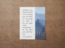 Load image into Gallery viewer, Charles Bukowski Quote Print, Quote About Perseverance and Resilience Wall Art Poster Print Framed & Unframed Options