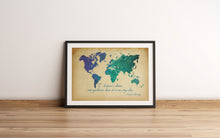 Load image into Gallery viewer, I Haven't Been Everywhere, But It's On My List – Susan Sontag Quote Print
