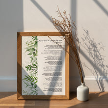 Load image into Gallery viewer, Anyone Lived in a Pretty How Town Poem Print by E E Cummings, Literary Wall Art
