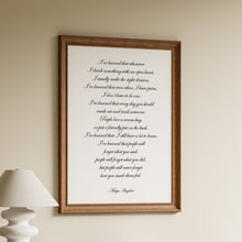 Load image into Gallery viewer, Maya Angelou Quote "I’ve learned that people will forget what you said..."
