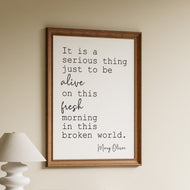 Mary Oliver Quote 